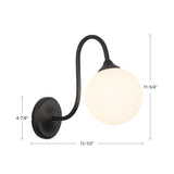 Alora Mood Bancroft 6-in Wall/Vanity Light