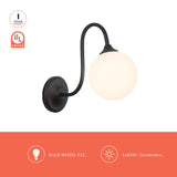 Alora Mood Bancroft 6-in Wall/Vanity Light