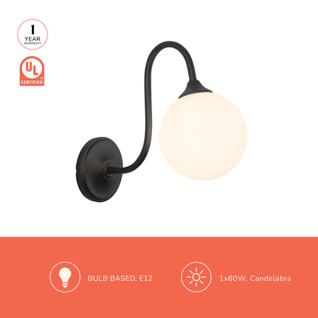 Alora Mood Bancroft 6-in Wall/Vanity Light