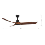 Kuzco Baylor 60-in Ceiling Fan