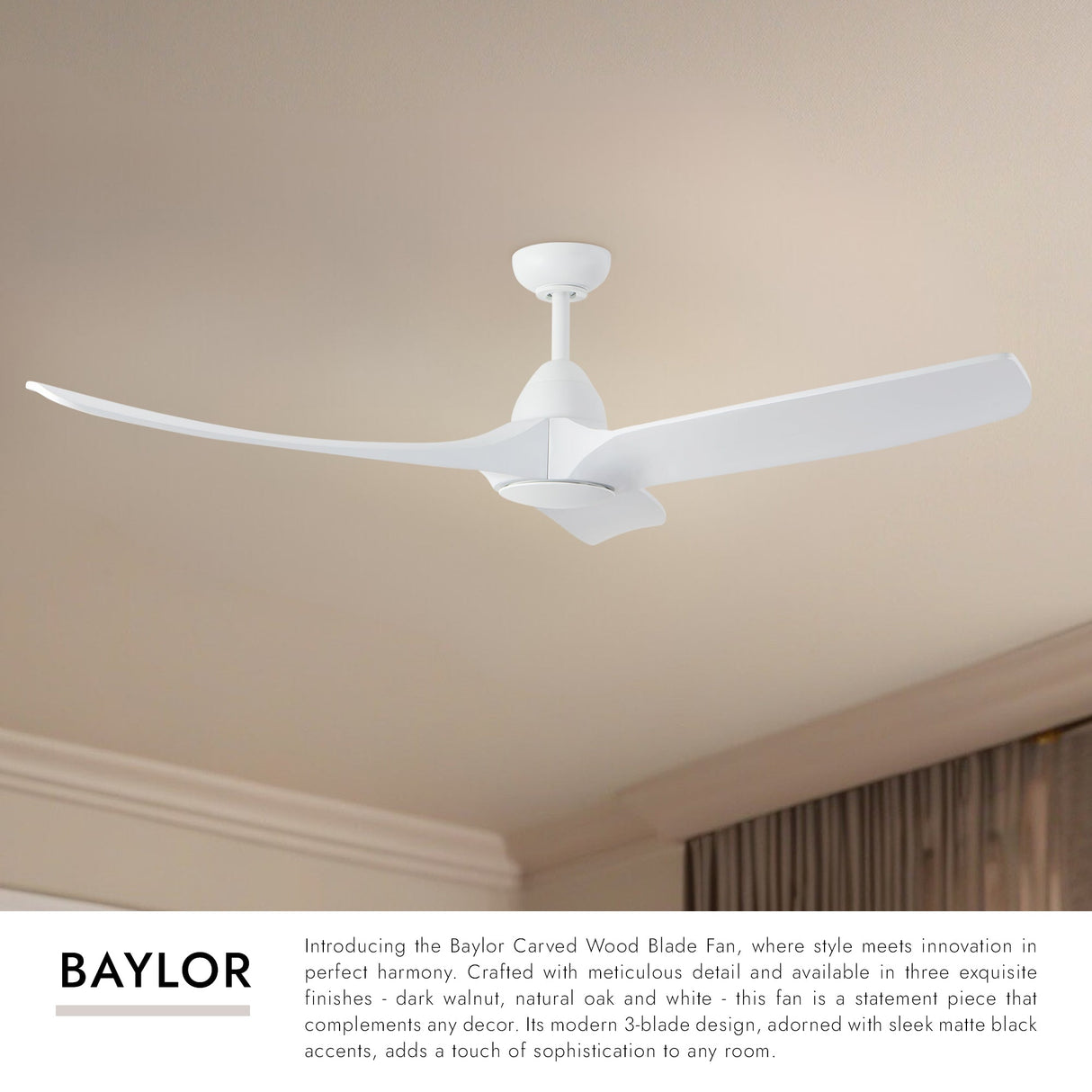 Kuzco Baylor 60-in Ceiling Fan