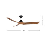 Kuzco Baylor 60-in Ceiling LED Fan