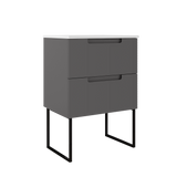 Coda 24″ Two Drawer Wall-Mounted Vanity