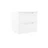 Coda Rippled 24″ Two Drawer Wall-Mounted Vanity