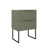 Coda 24″ Two Drawer Wall-Mounted Vanity