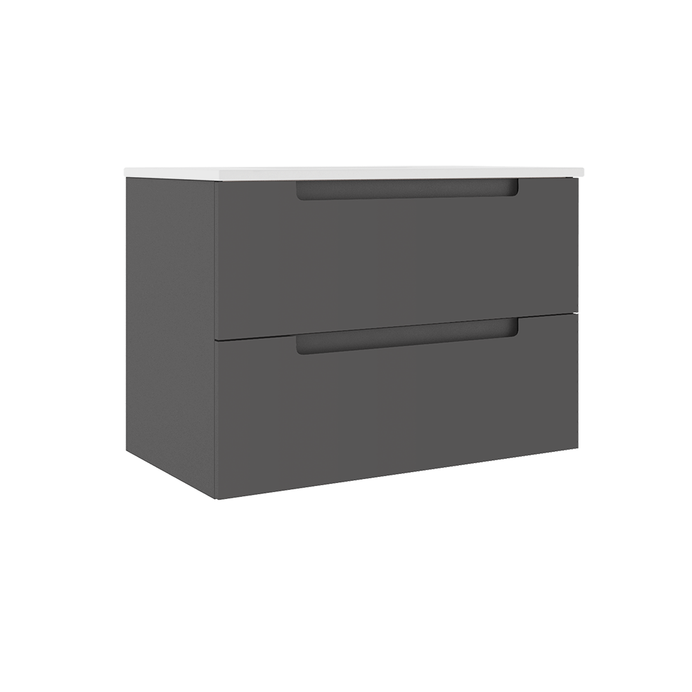 Coda 31″ Two Drawer Wall-Mounted Vanity