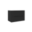 Coda 31″ Two Drawer Wall-Mounted Vanity in Matte Black