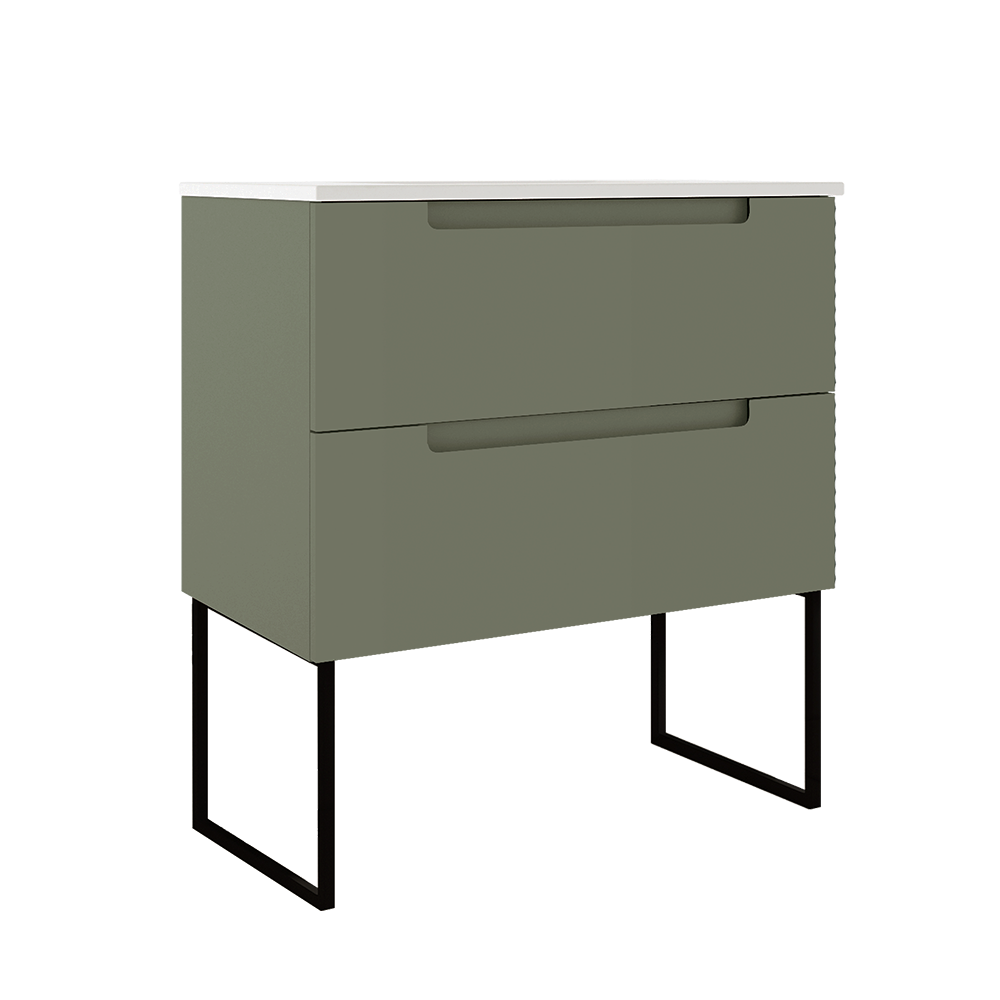 Coda 31″ Two Drawer Wall-Mounted Vanity