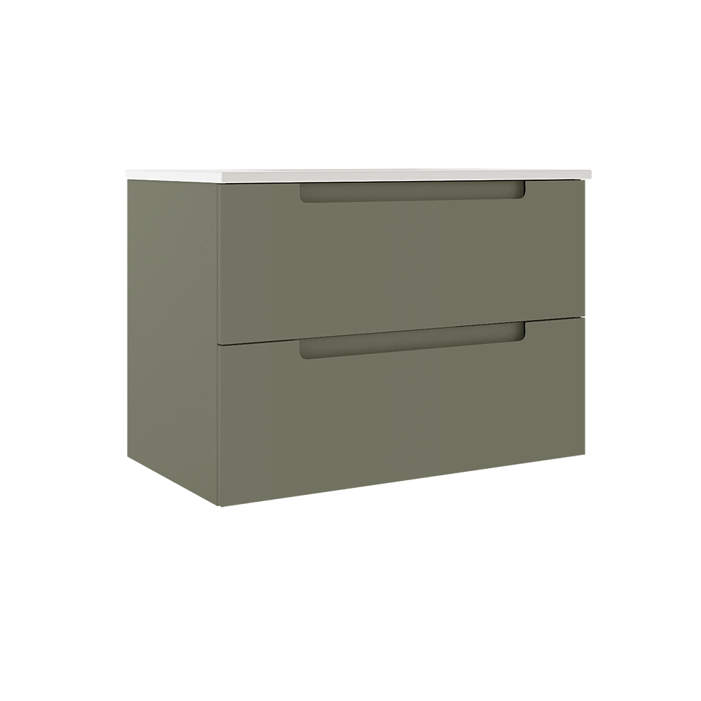 Coda 31″ Two Drawer Wall-Mounted Vanity