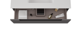 Coda 36″ Two Drawer Wall-Mounted Vanity
