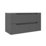 Coda 36″ Two Drawer Wall-Mounted Vanity