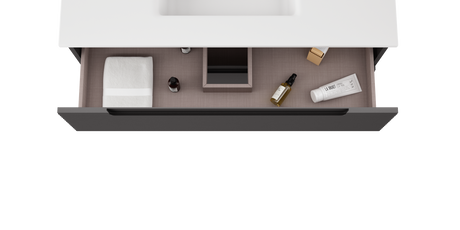 Coda Rippled 36″ Two Drawer Wall-Mounted Vanity - image 10