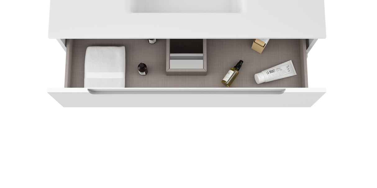 Coda 36″ Two Drawer Wall-Mounted Vanity