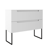Coda 36″ Two Drawer Wall-Mounted Vanity