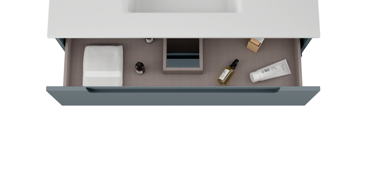 Coda 36″ Two Drawer Wall-Mounted Vanity