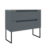 Coda 36″ Two Drawer Wall-Mounted Vanity