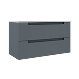 Coda 36″ Two Drawer Wall-Mounted Vanity