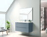 Coda Rippled 36″ Two Drawer Wall-Mounted Vanity