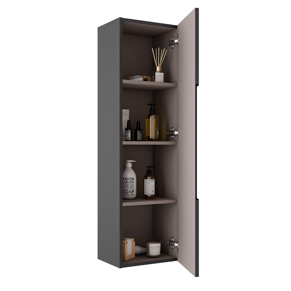 Coda Rippled Left/Right Hand Wall Cabinet
