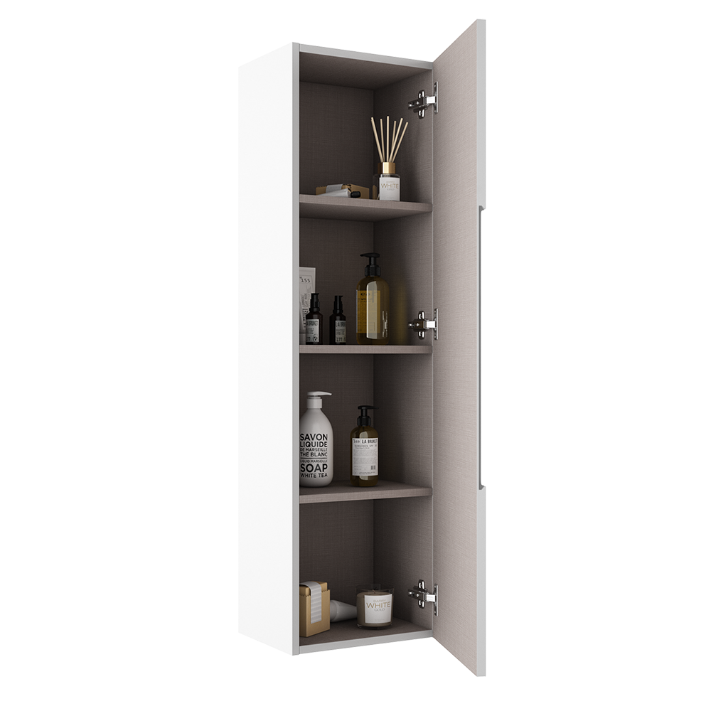 Coda Rippled Left/Right Hand Wall Cabinet