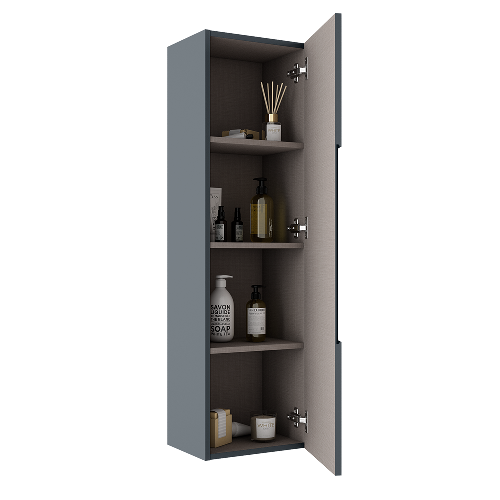 Coda Rippled Left/Right Hand Wall Cabinet
