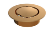3" Outlet, Flat Round (BCS.100.77)