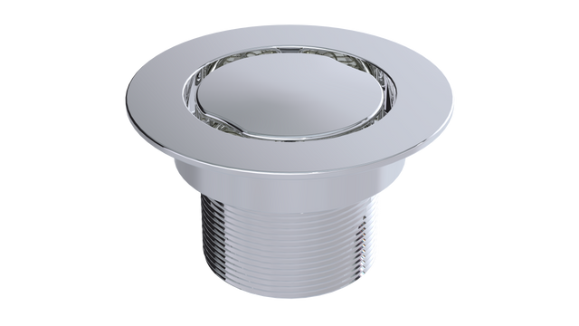 2" Outlet, Flat Round (BCS.102.11)