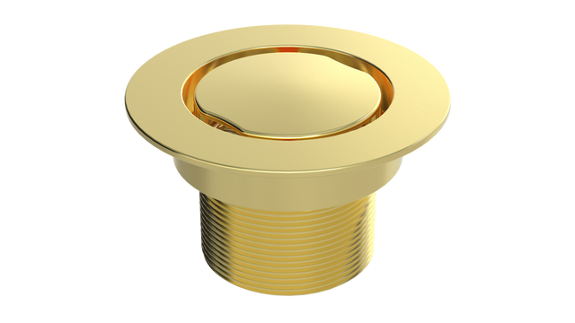 2" Outlet, Flat Round (BCS.102.88)