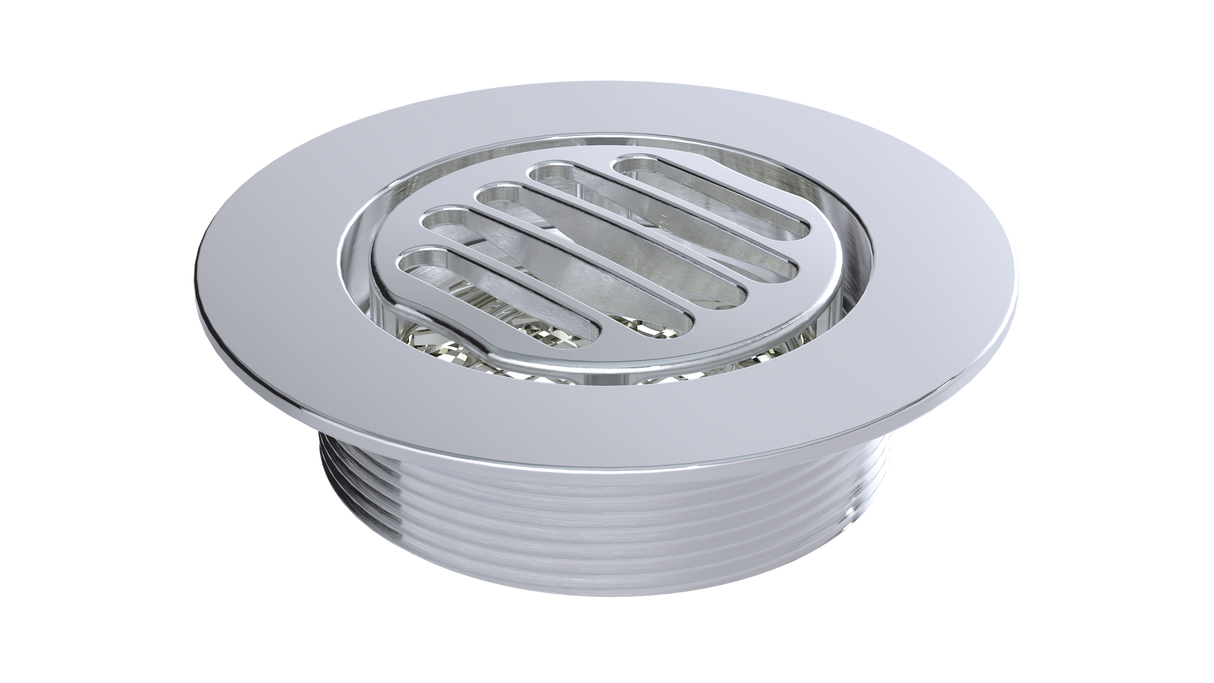 3" Outlet, Grated Round (BCS.150.11)