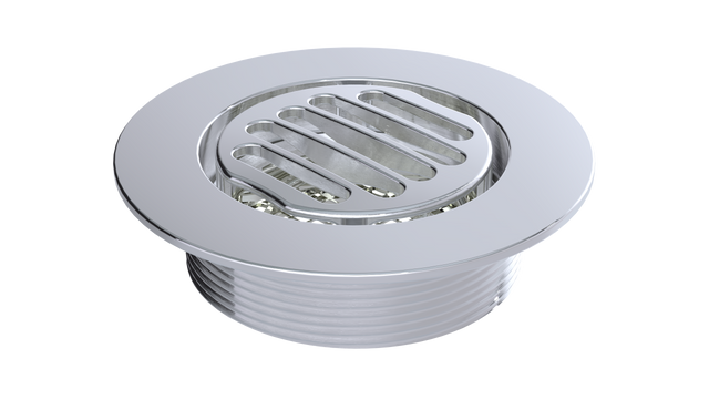 SERENITY Shower Drain Trim, Slotted Round, 3" Outlet (BCS.150)