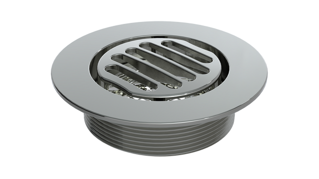 3" Outlet, Grated Round (BCS.150.55)