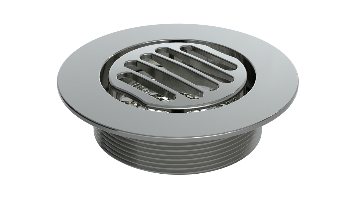SERENITY Shower Drain Trim, Slotted Round, 3" Outlet (BCS.150)