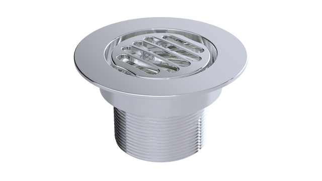 2" Outlet, Grated Round (BCS.152.11)