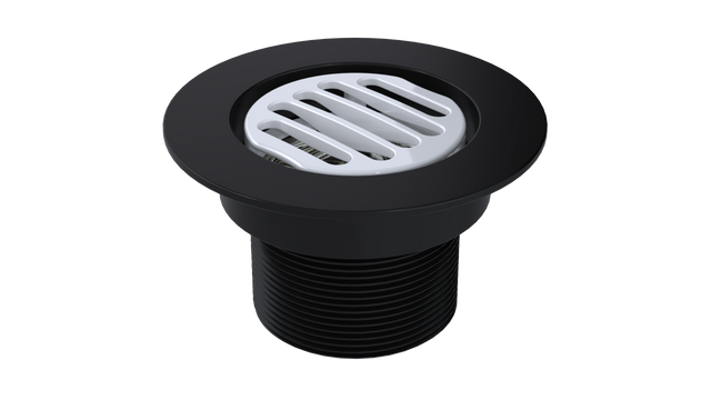 2" Outlet, Grated Round" (BCS.152.33.44)