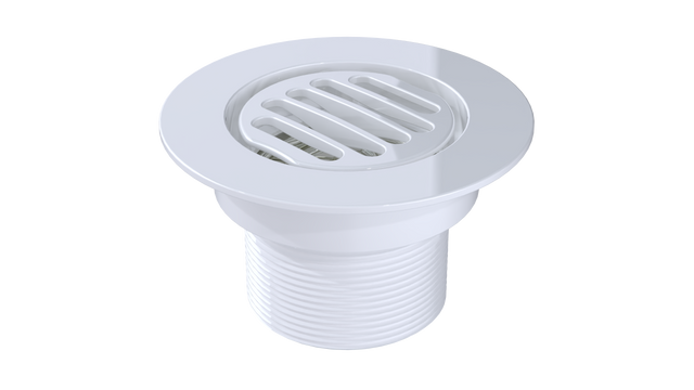 2" Outlet, Grated Round (BCS.152.44)