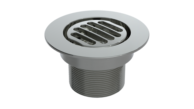 2" Outlet, Grated Round (BCS.152.55)
