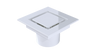 SERENITY Shower Drain Trim, Flat Square, 2" Outlet (BCS.202)