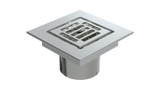 SERENITY Shower Drain Trim, Slotted Square, 2" Outlet (BCS.252)