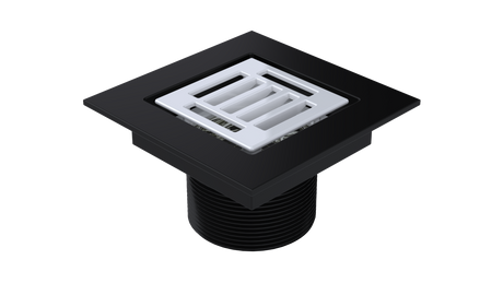 2" Outlet, Grated Square" (BCS.252.33.44)