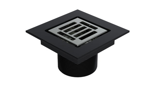 2" Outlet, Grated Square" (BCS.252.33.55)