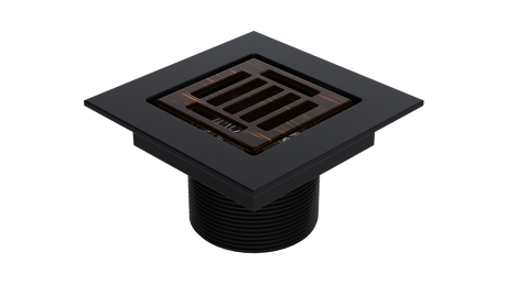 2" Outlet, Grated Square" (BCS.252.33.66)