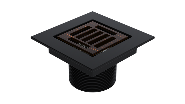 2" Outlet, Grated Square" (BCS.252.33.66)