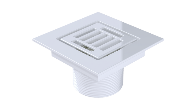2" Outlet, Grated Square (BCS.252.44)