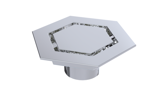 SERENITY Shower Drain Trim, Hexagonal, 2" Outlet (BCS.502)
