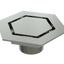 SERENITY Shower Drain Trim, Hexagonal, 2" Outlet (BCS.502)