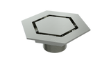 SERENITY Shower Drain Trim, Hexagonal, 2" Outlet (BCS.502)