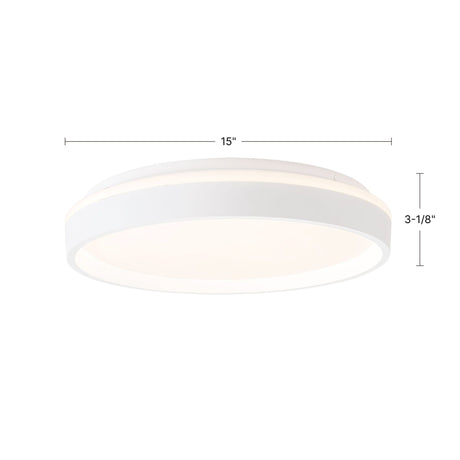 Kuzco Vibe Beanie 16-in Flush Mount