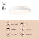 Kuzco Vibe Beanie 16-in Flush Mount