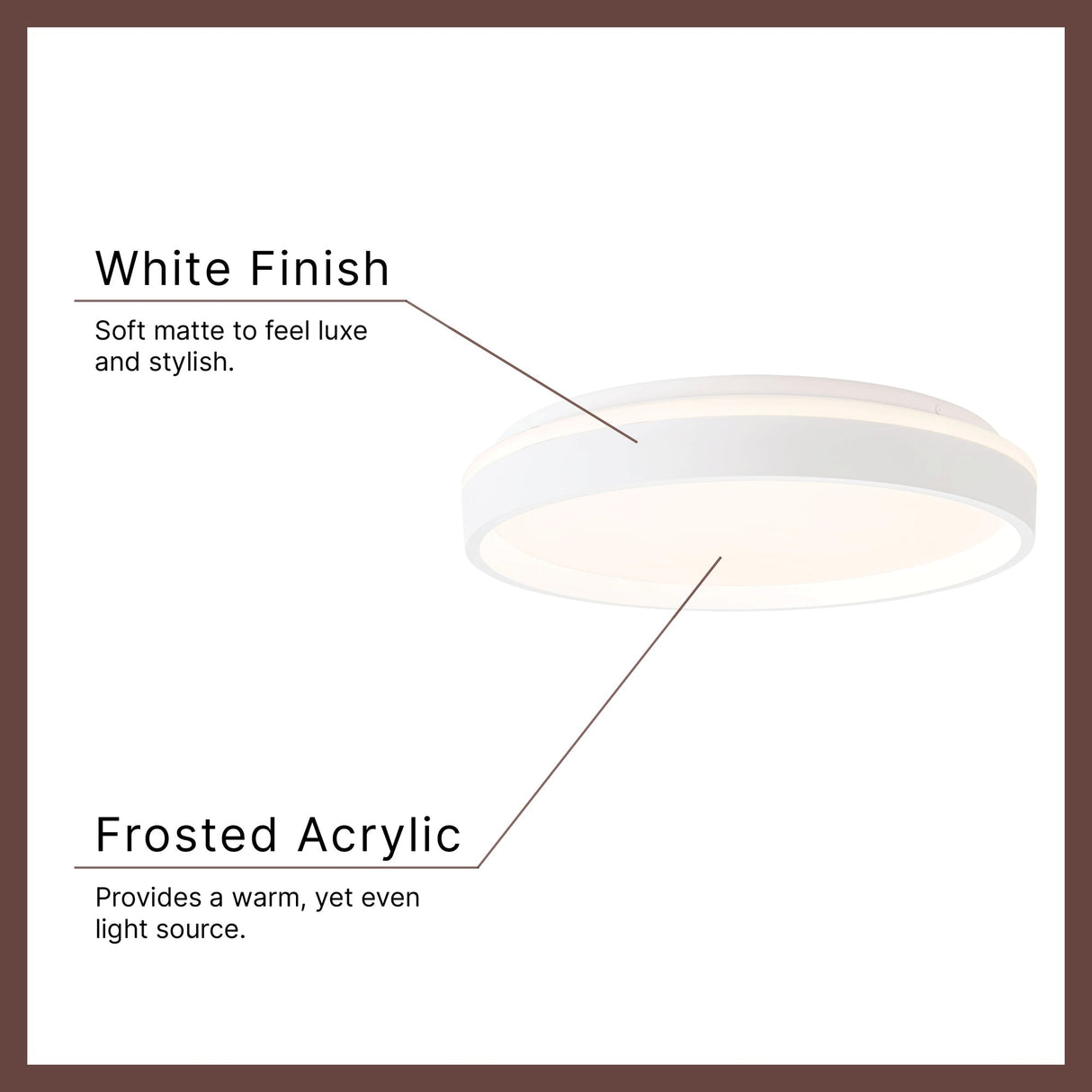 Kuzco Vibe Beanie 16-in Flush Mount