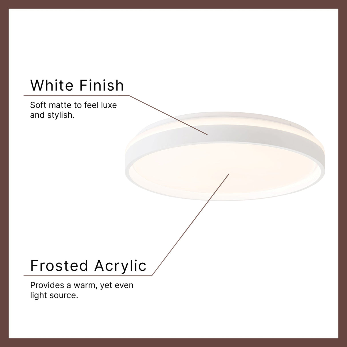 Kuzco Vibe Beanie 20-in Flush Mount